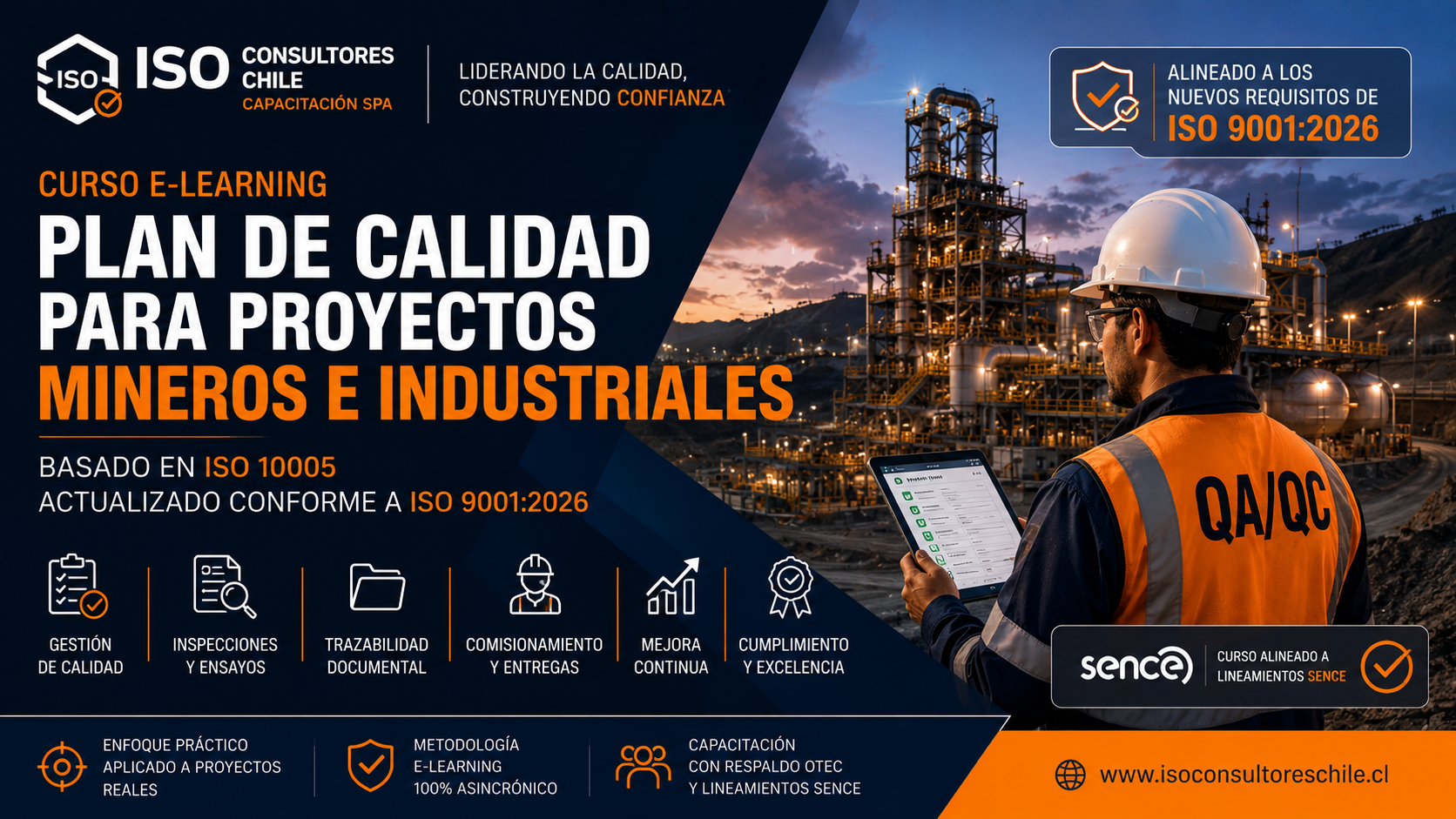 Plan de Calidad para Proyectos Mineros e Industriales Basado en ISO 10005