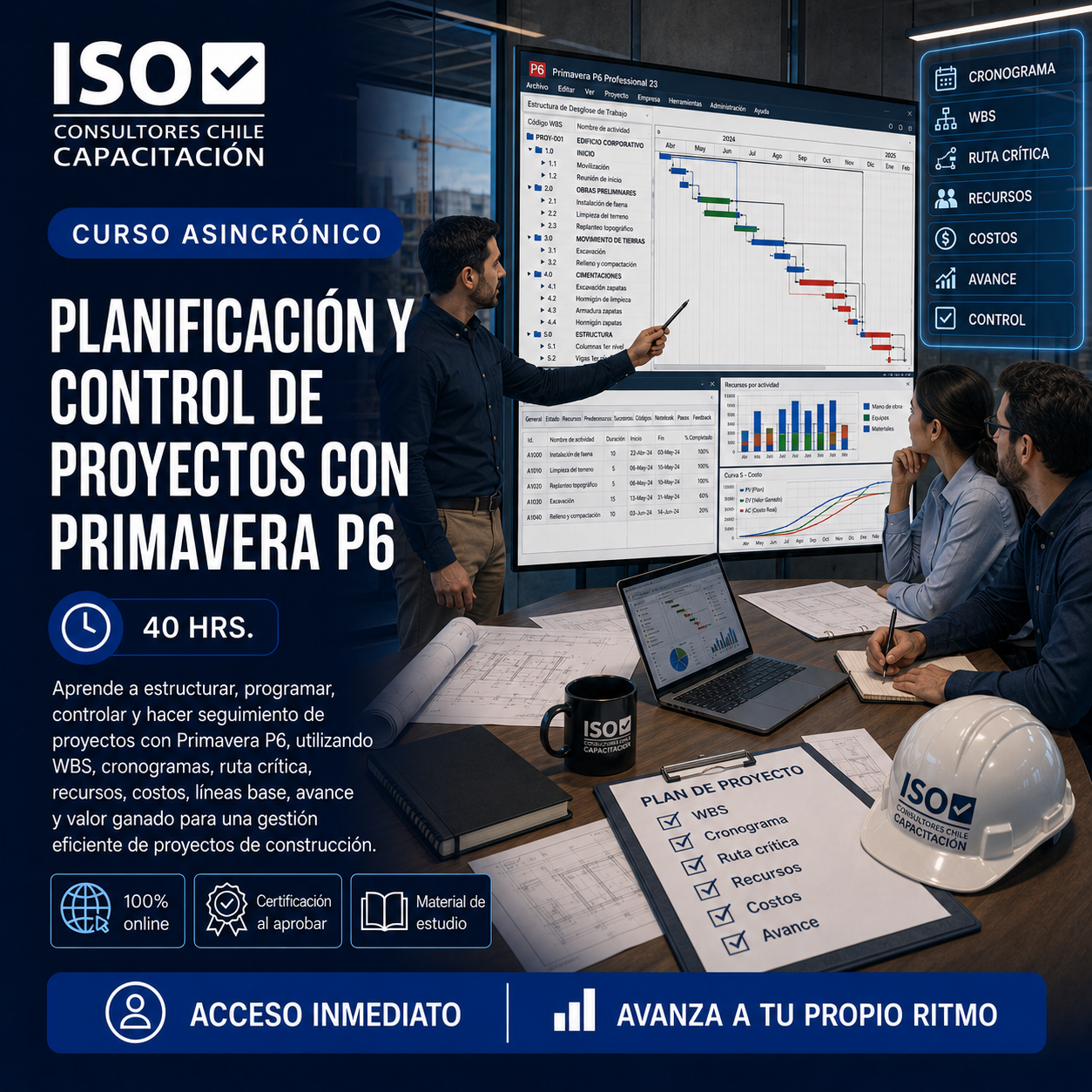 Planificación y Control de Proyectos con Primavera P6